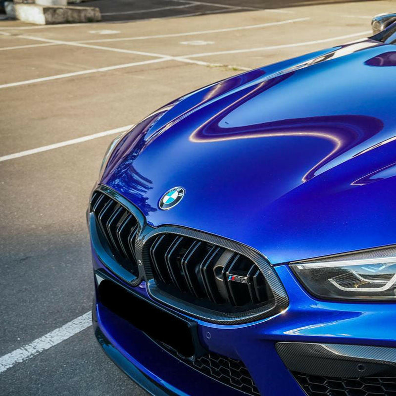 Carbon Fiber Double Slat Front Grill - F91/F92/F93 M8.