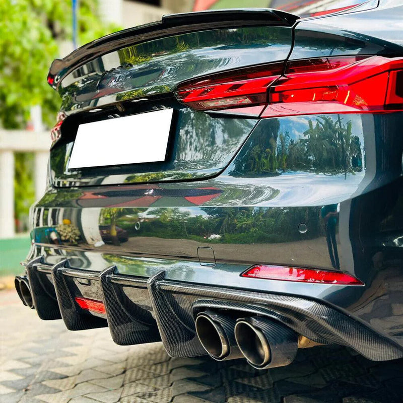 KB Style Carbon Fiber Diffuser - Audi S5 | A5 S-Line B9.