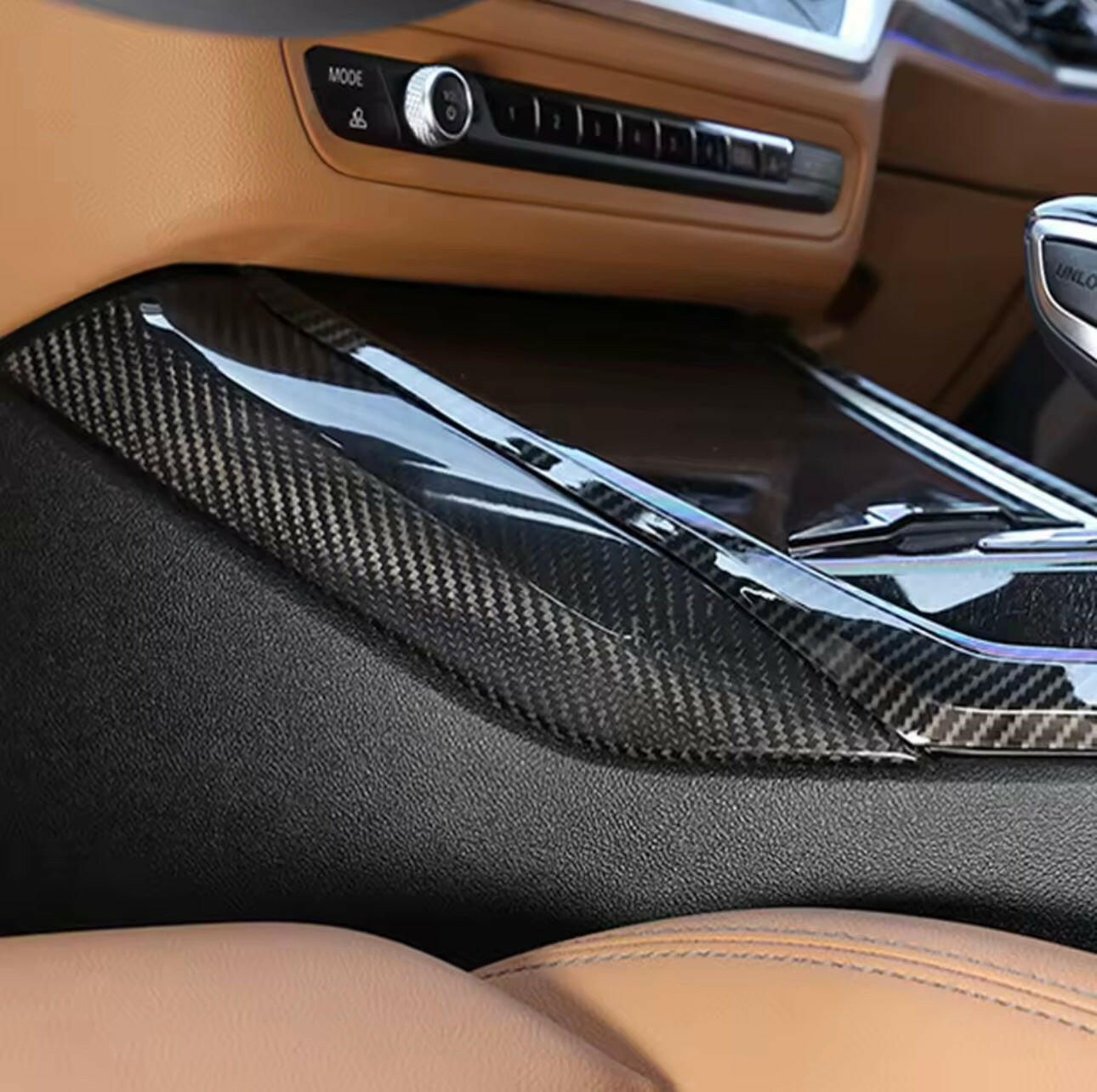 Carbon Fiber Center Console Side Trim - G20 3 Series/G22 4 Series/G80 M3/G82 M4.