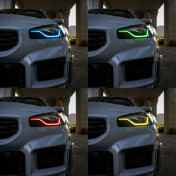 Multi-Color Headlight DRL Module Set - BMW BMW G87 M2/G42 2 Series