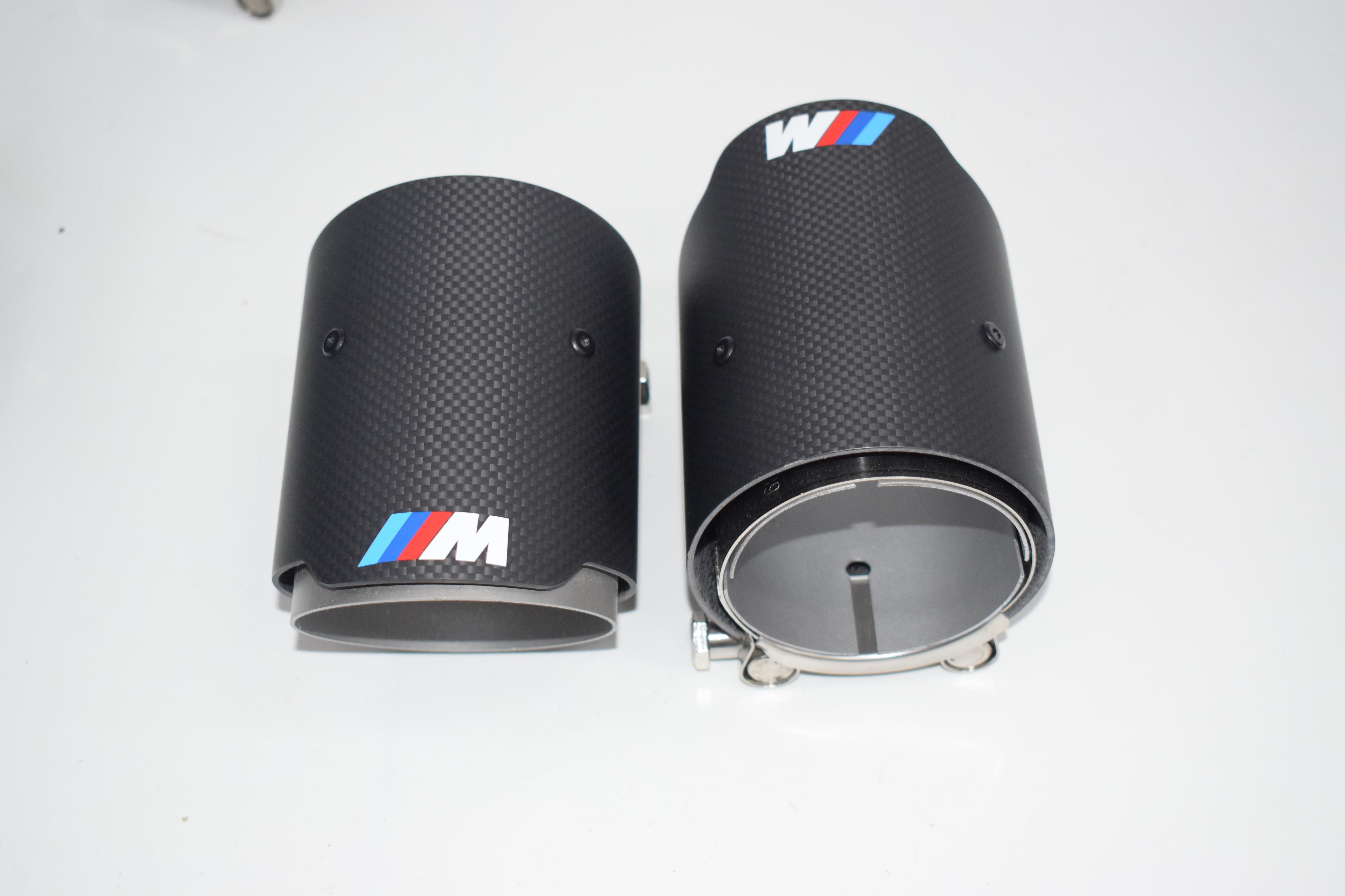 MP Style Carbon Fiber Quad Exhaust Tips - F80 M3 | F82 M4 | F87 M2