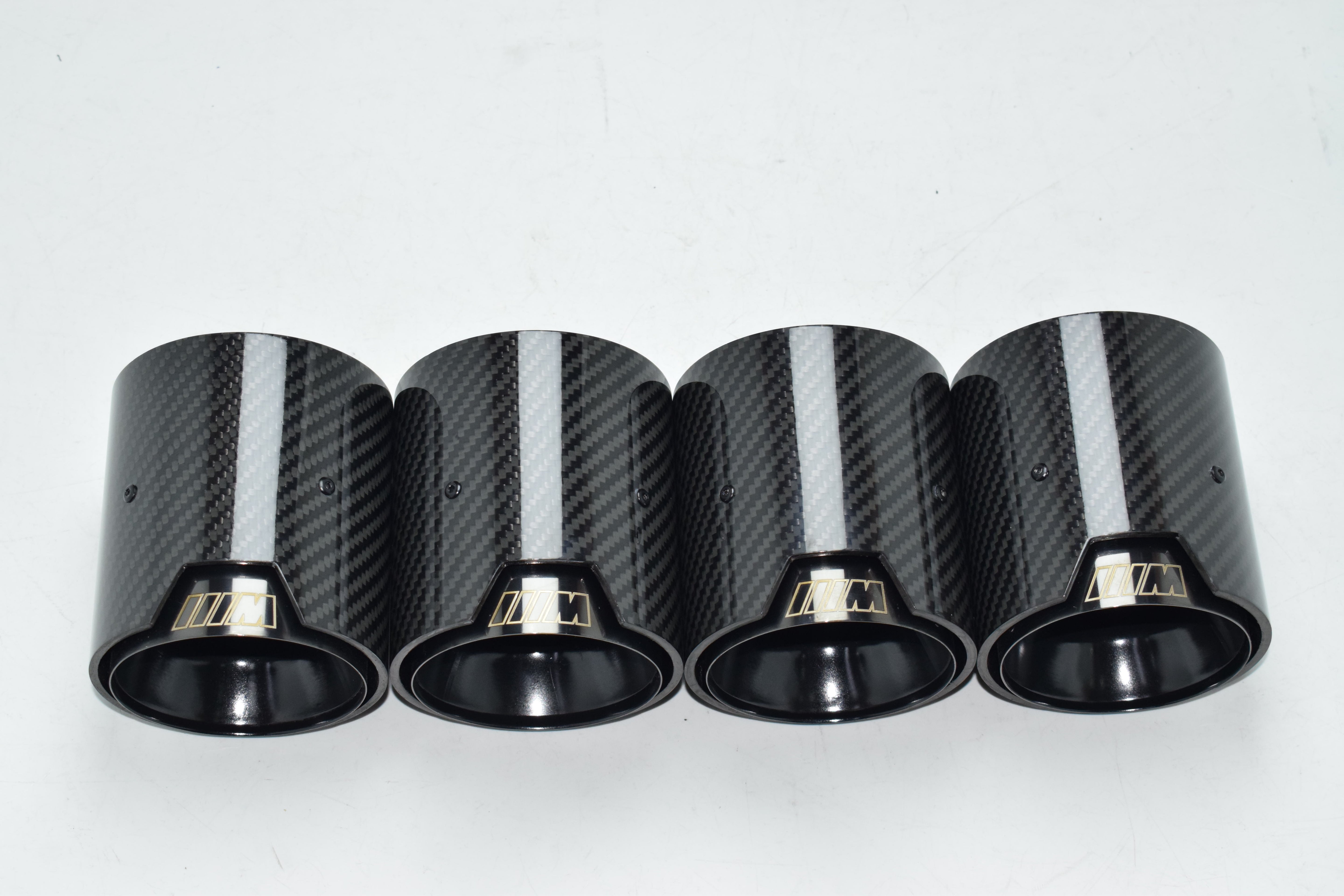 MP Style Carbon Fiber Quad Exhaust Tips - F80 M3 | F82 M4 | F87 M2