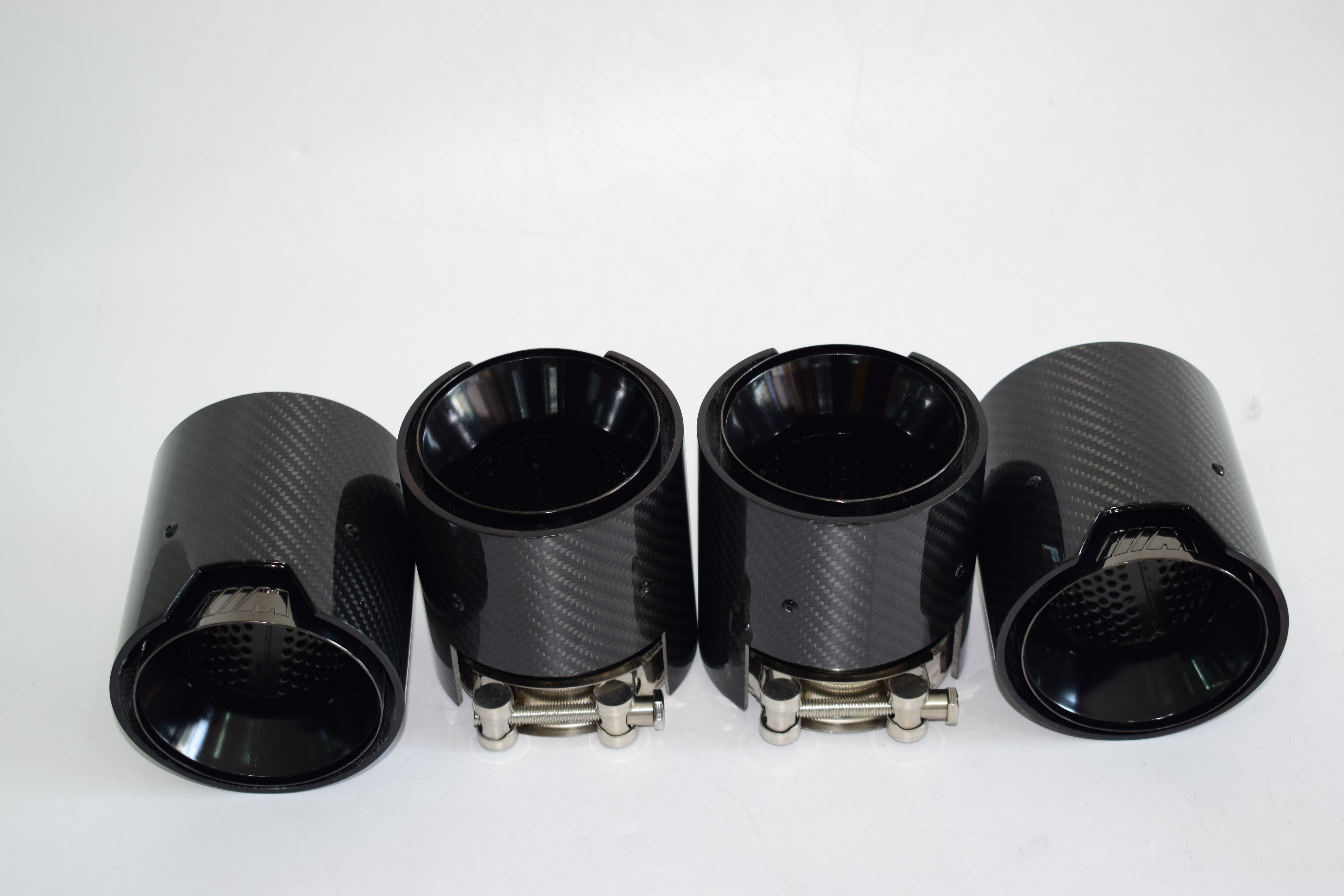 MP Style Carbon Fiber Quad Exhaust Tips - G80 M3 | G82 M4 | G87 M2