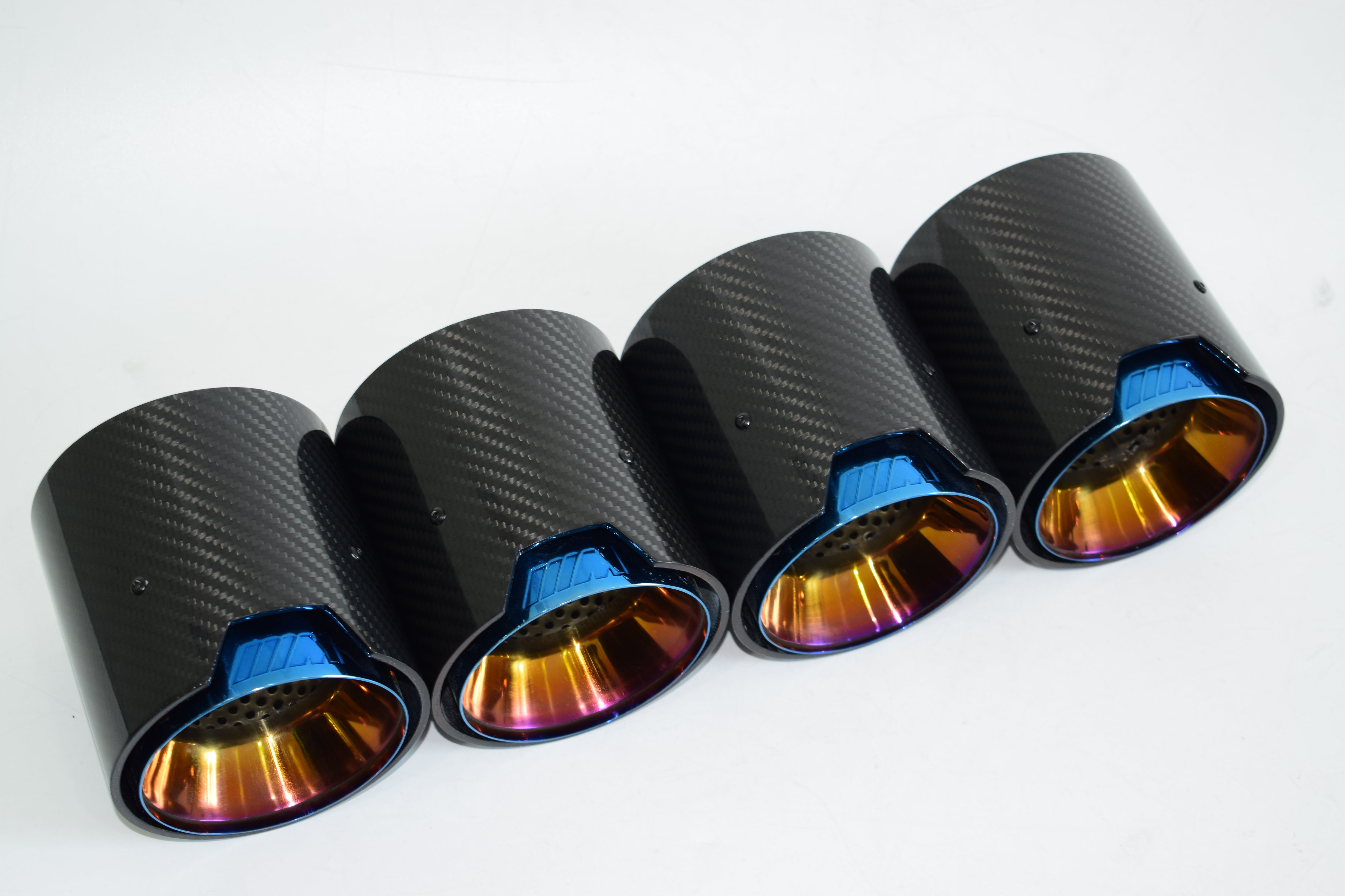 MP Style Carbon Fiber Quad Exhaust Tips - G80 M3 | G82 M4 | G87 M2