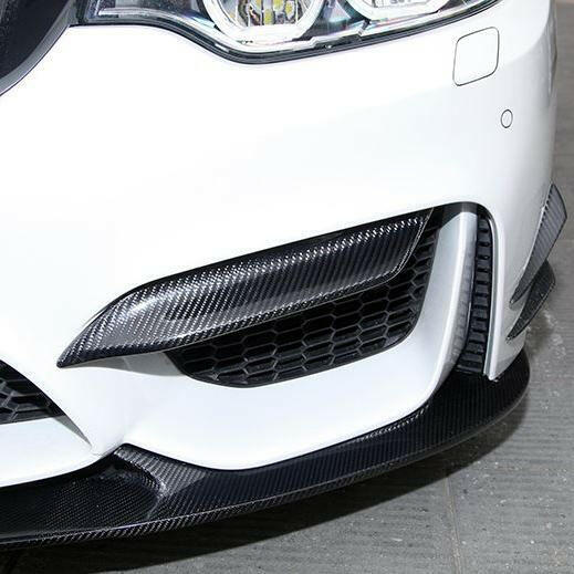 Carbon Fiber Front Bumper Upper Splitters - BMW F80 M3 | F82/F83 M4