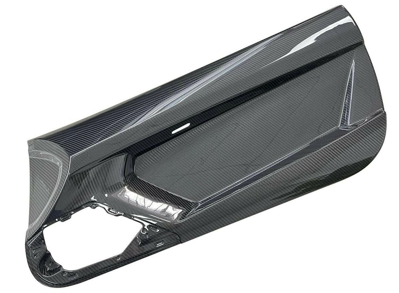 SVJ Style Carbon Fiber Inner Door Panels - Lamborghini Aventador LP700 / LP720 / LP740.