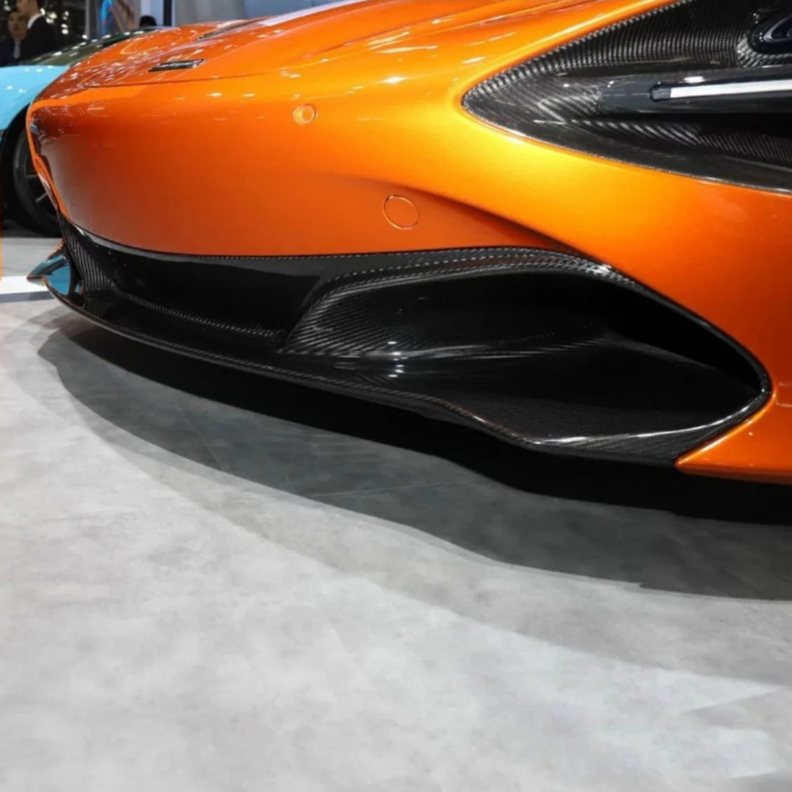 OEM Style Carbon Fiber Front Bumper Diffuser - McLaren 720s.