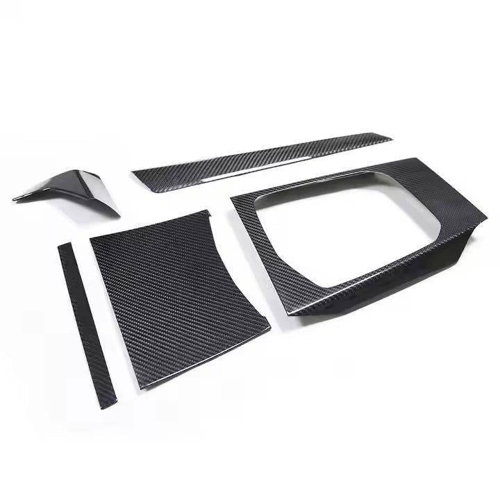 Full Center Console Carbon Fiber Trim - G80 M3 | G82/G83 M4 - Euro Auto Design