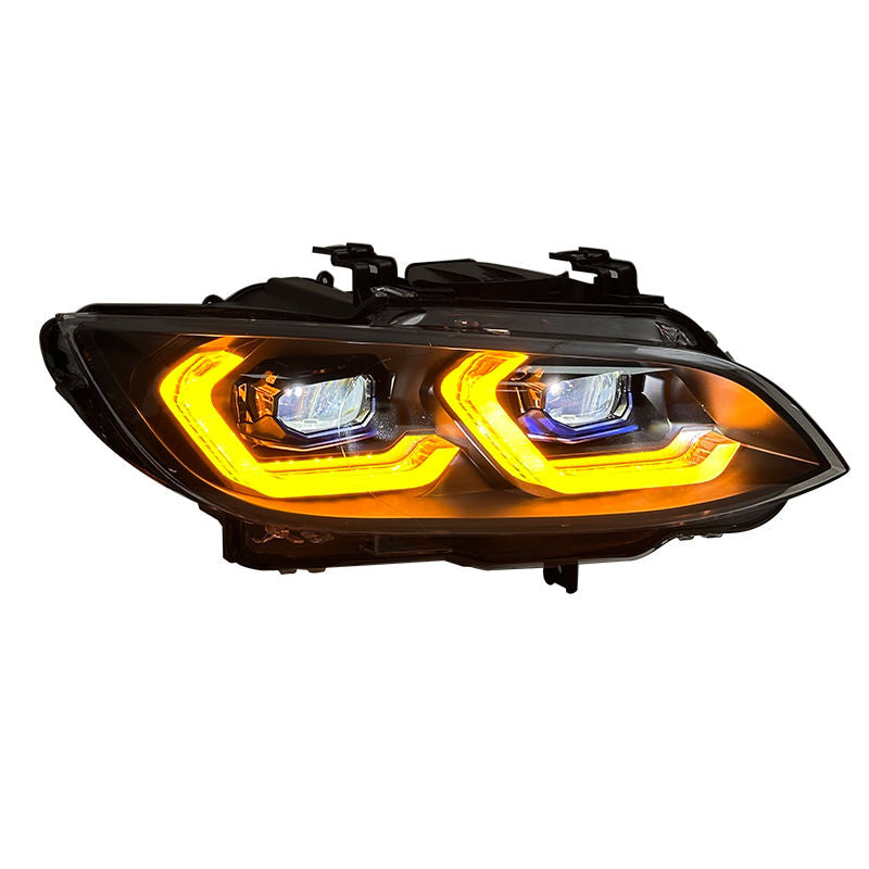Dual-Color LED Style Headlights - BMW E92 Coupe/E93 Convertible M3 & 3 Series