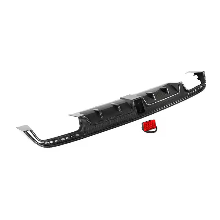 BRBS Style Carbon Fiber Rear Diffuser - W222 AMG S63/S65 (Pre-LCI) - Euro Auto Design