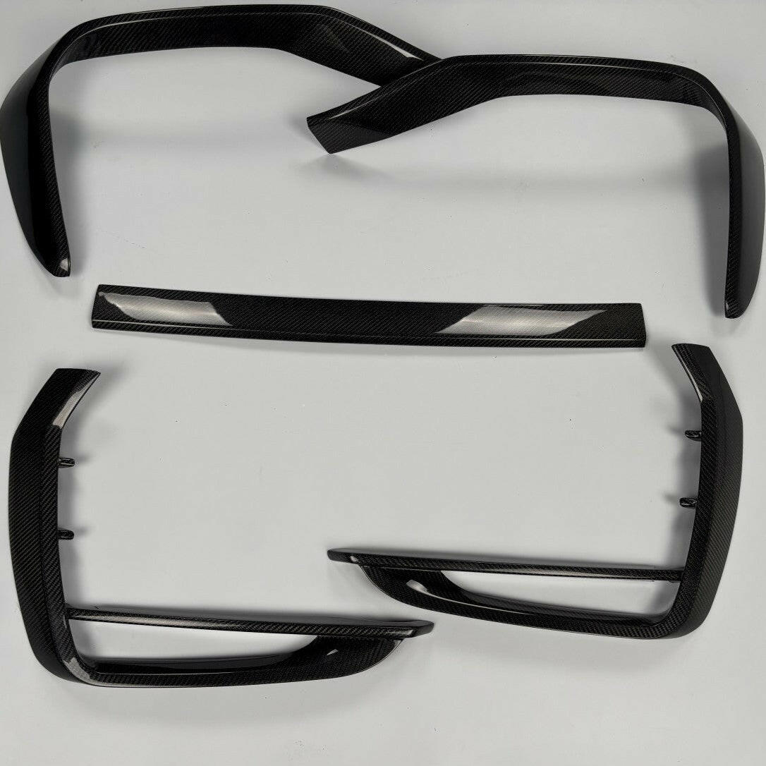 Carbon Fiber Fog Light Frame Insert - Audi RSQ8.