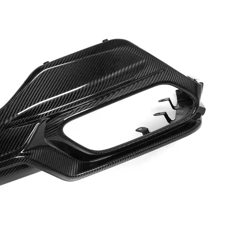 SQ Style Carbon Fiber Diffuser w/ Splitters - G14/G15/G16 8 Series - Euro Auto Design