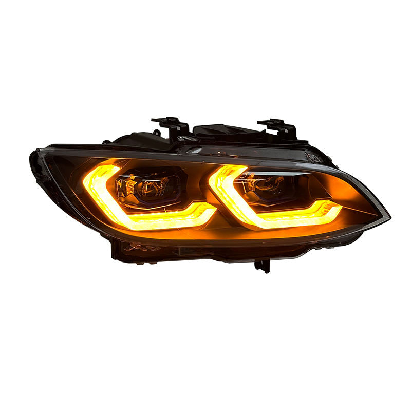 Dual-Color LED Style Headlights - BMW E92 Coupe/E93 Convertible M3 & 3 Series