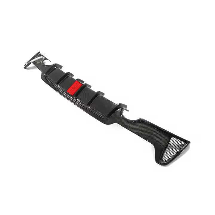 P Style Carbon Fiber Diffuser w/ LED Brake Light - F32/F33 4 Series - Euro Auto Design