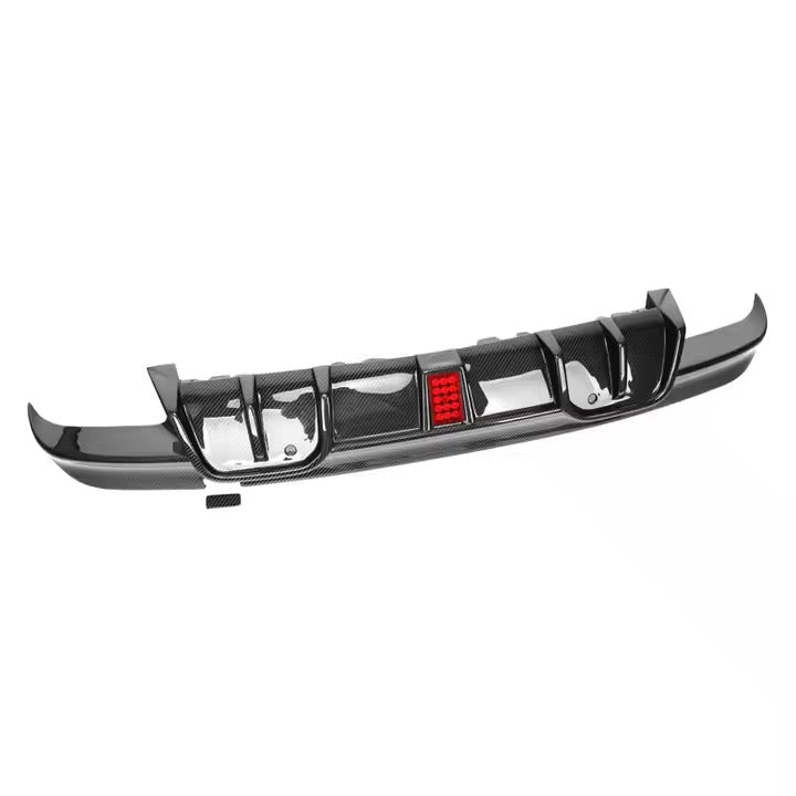 MT LED Style Carbon Fiber Rear Diffuser - F95 X5M (Pre-LCI) - Euro Auto Design