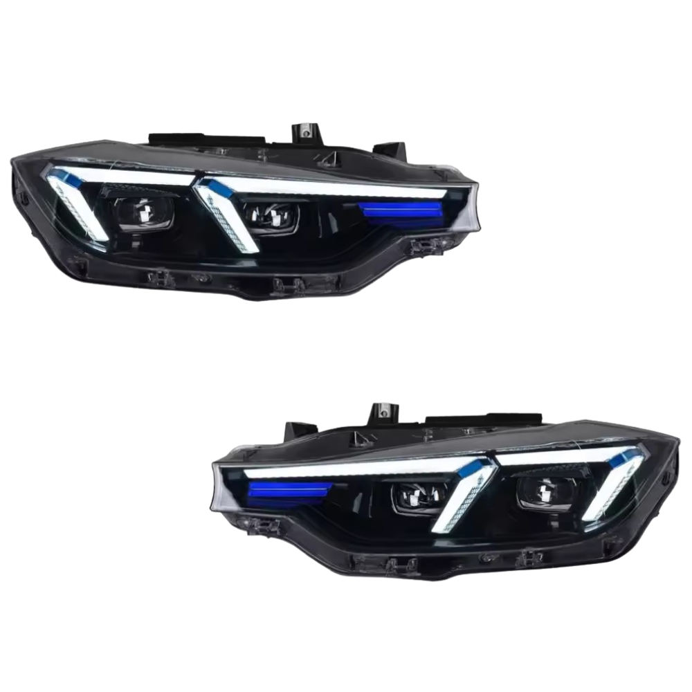 Snake Eyes V2 Style LED Headlights - BMW F30 3 Series