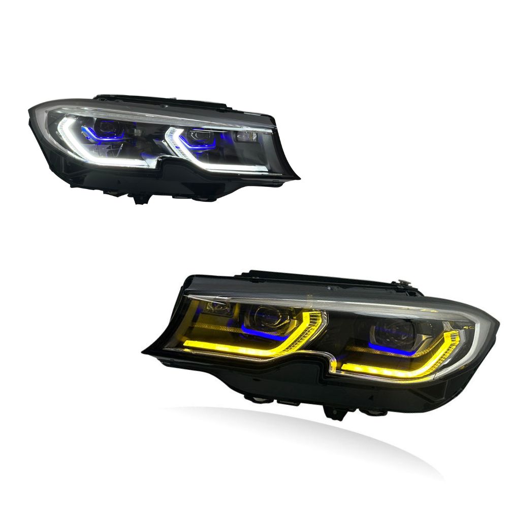 Switchback Dual-Color Laser LED Headlights – BMW G20 3 Series (Pre-LCI)