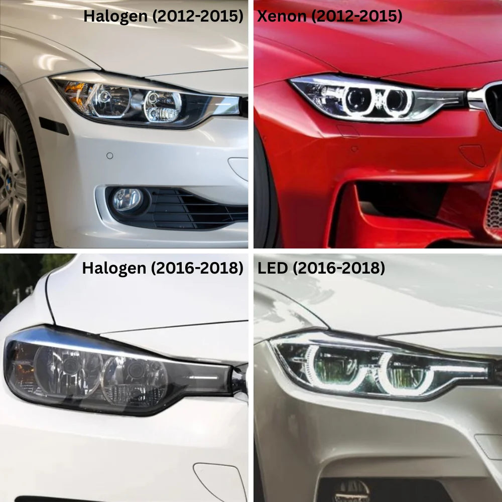 Multi-Color RGB LCI Style LED Headlights - BMW F30 3 Series
