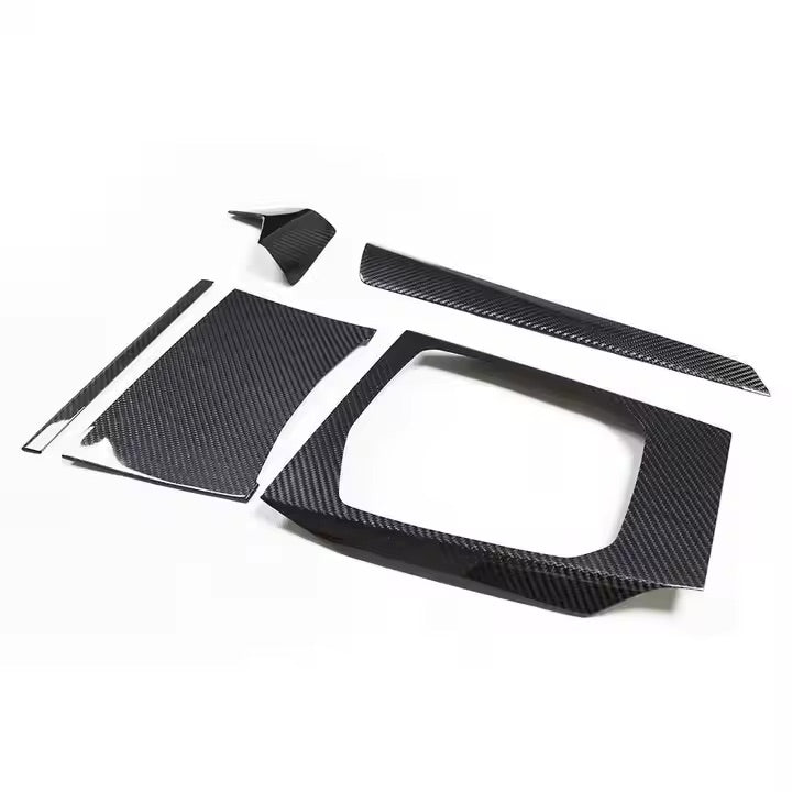 Full Center Console Carbon Fiber Trim - G80 M3 | G82/G83 M4 - Euro Auto Design