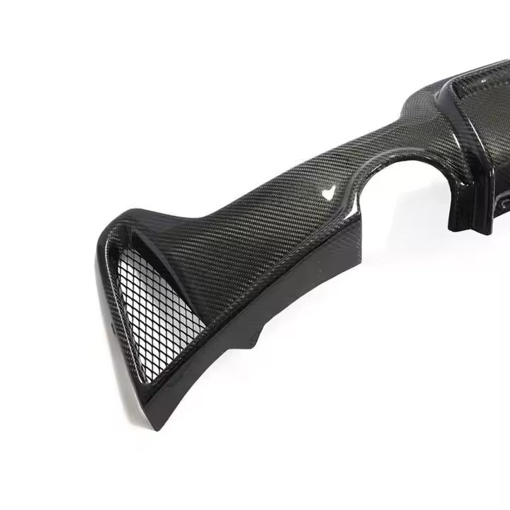 P Style Carbon Fiber Diffuser w/ LED Brake Light - F32/F33 4 Series - Euro Auto Design