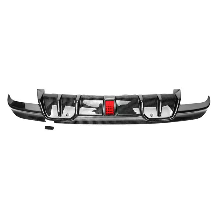 MT LED Style Carbon Fiber Rear Diffuser - F95 X5M (Pre-LCI) - Euro Auto Design