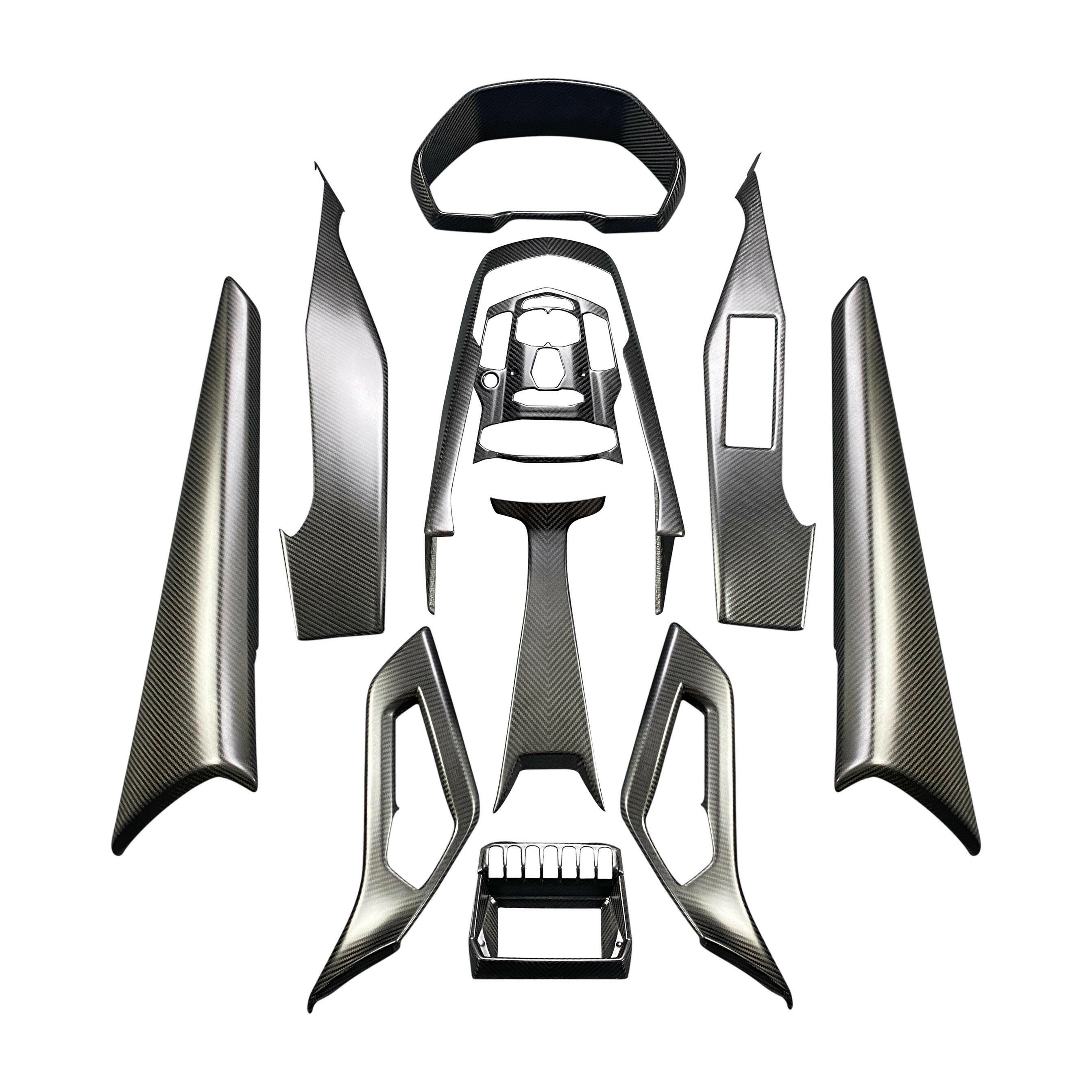 Full Carbon Fiber Interior Trim Set - Lamborghini Aventador LP700-4 / LP720 / LP740.