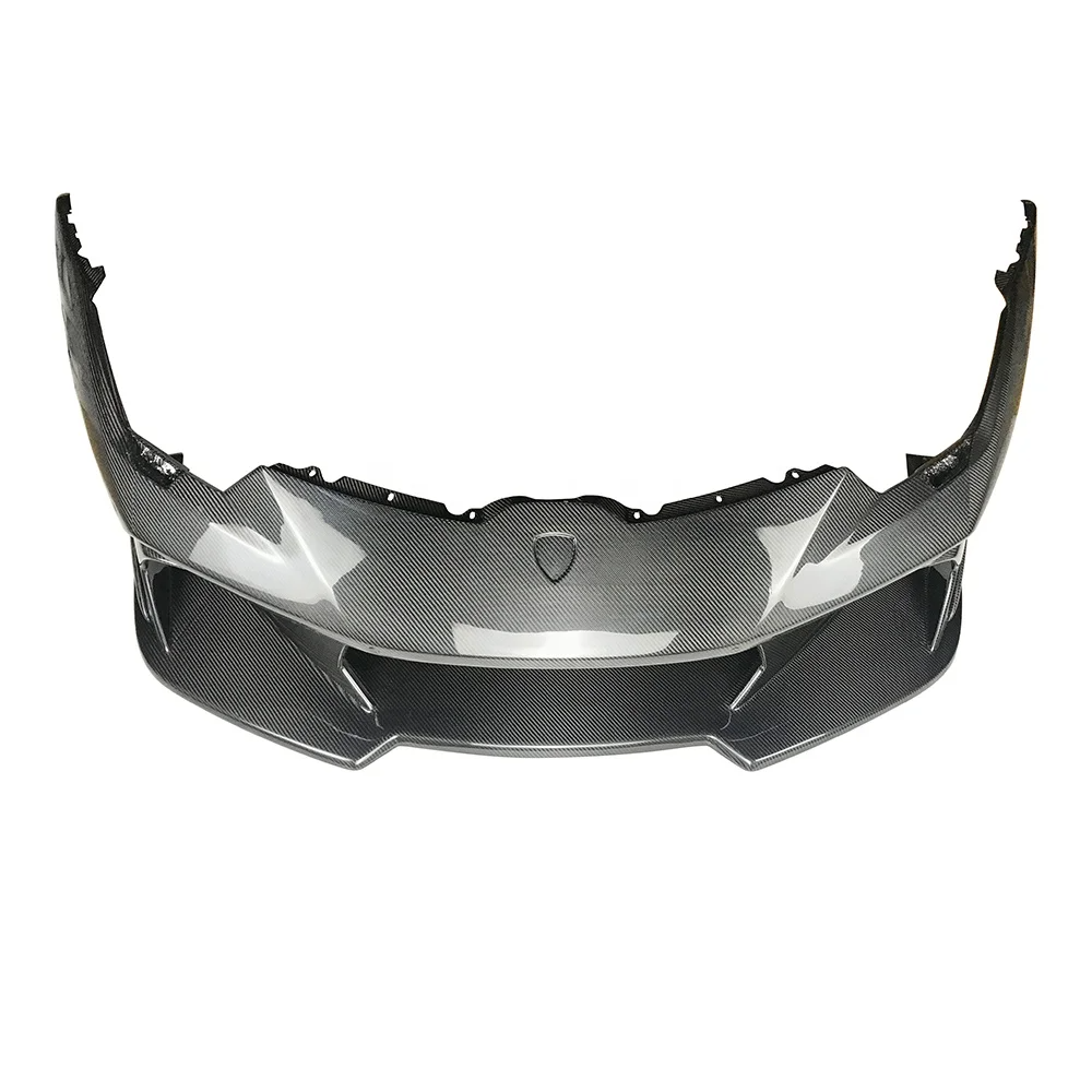 V Style Carbon Fiber Front Bumper Replacement - Lamborghini Huracan LP580 / LP610 / EVO / Tecnica