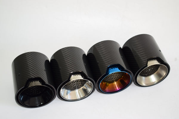 MP Style Carbon Fiber Quad Exhaust Tips - F95 X5M | F96 X6M | F97 X3M | F98 X4M