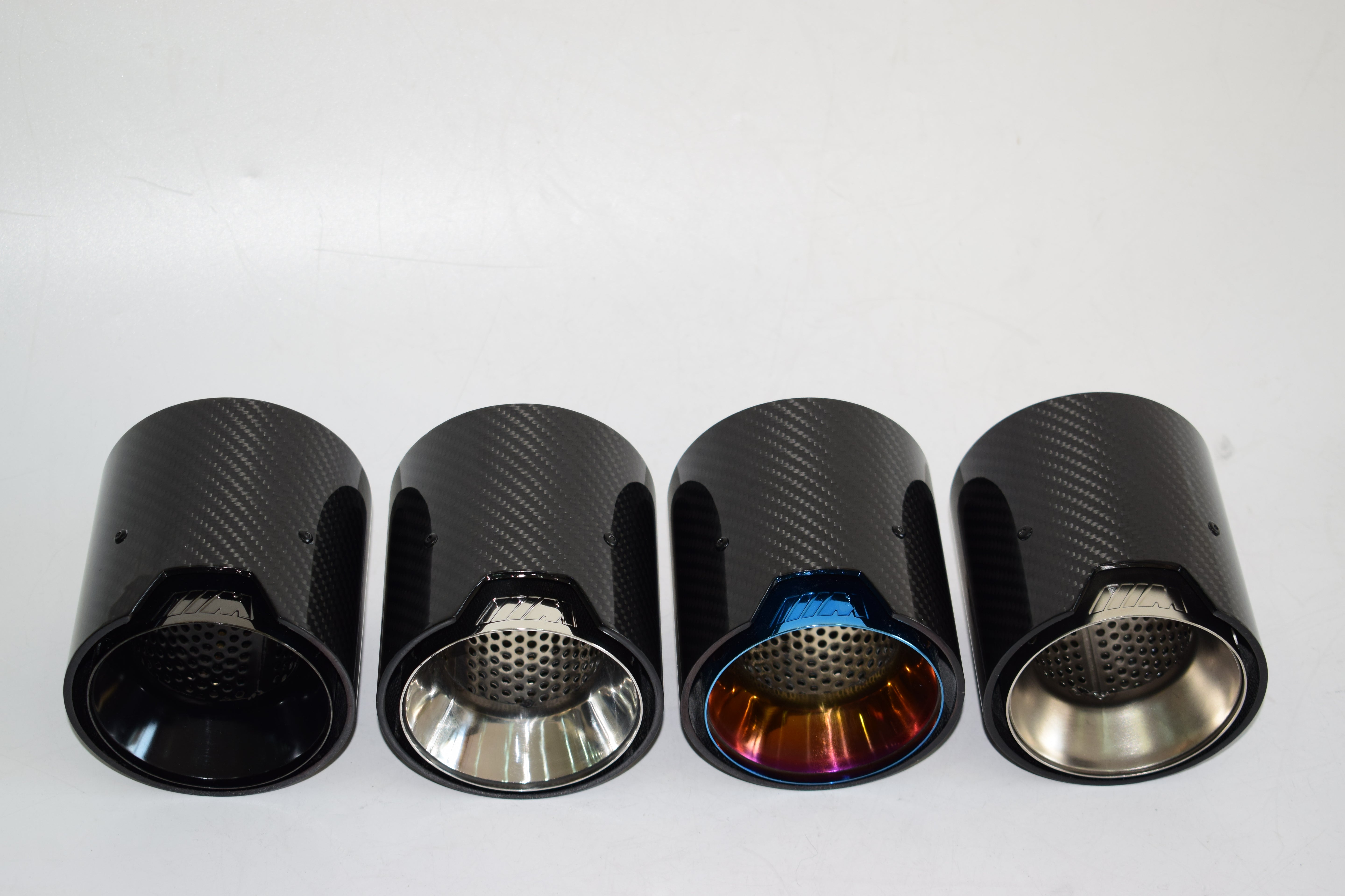 MP Style Carbon Fiber Quad Exhaust Tips - F95 X5M | F96 X6M | F97 X3M | F98 X4M