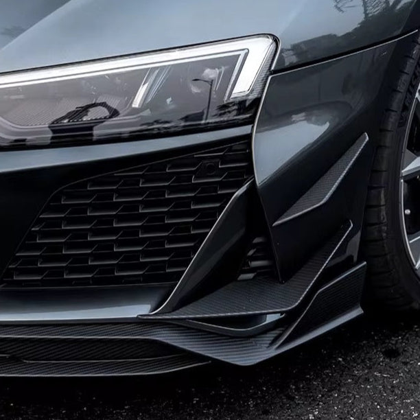 Paktechz Carbon Fiber Front Canards - Audi R8 (2019-2024)