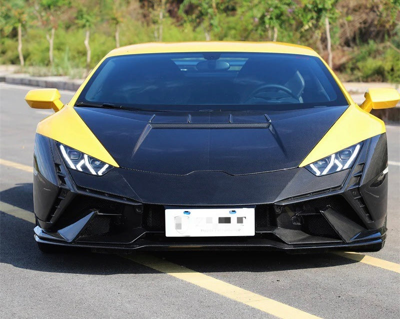 Tecnica-Style Carbon Fiber Bonnet for Lamborghini Huracan LP610 / LP580 / EVO