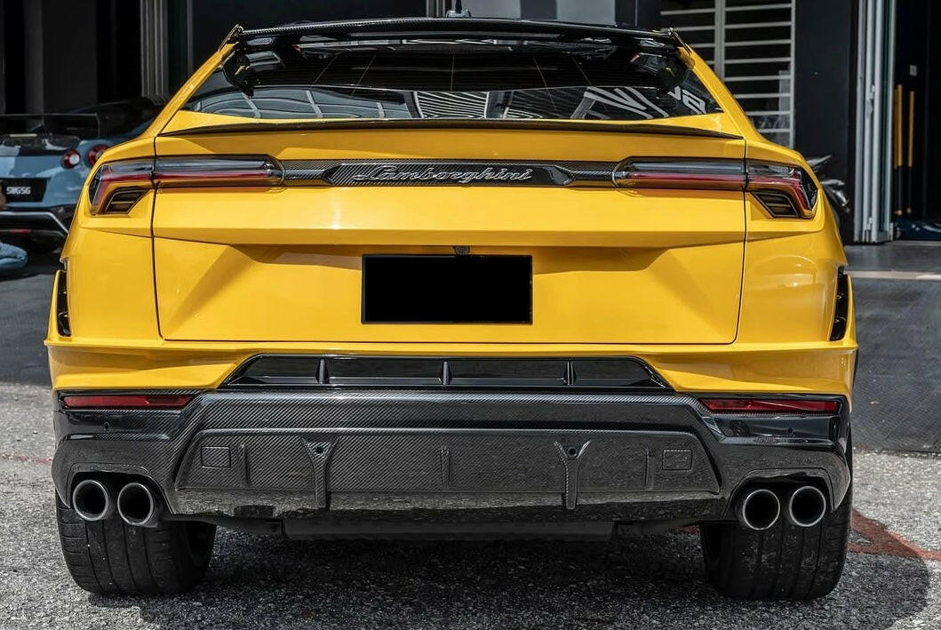 Carbon Fiber Upper Rear Spoiler - Lamborghini Urus.