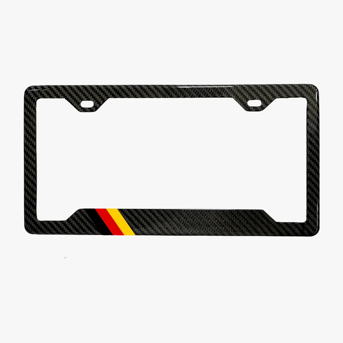 German Style Carbon Fiber License Plate Cover