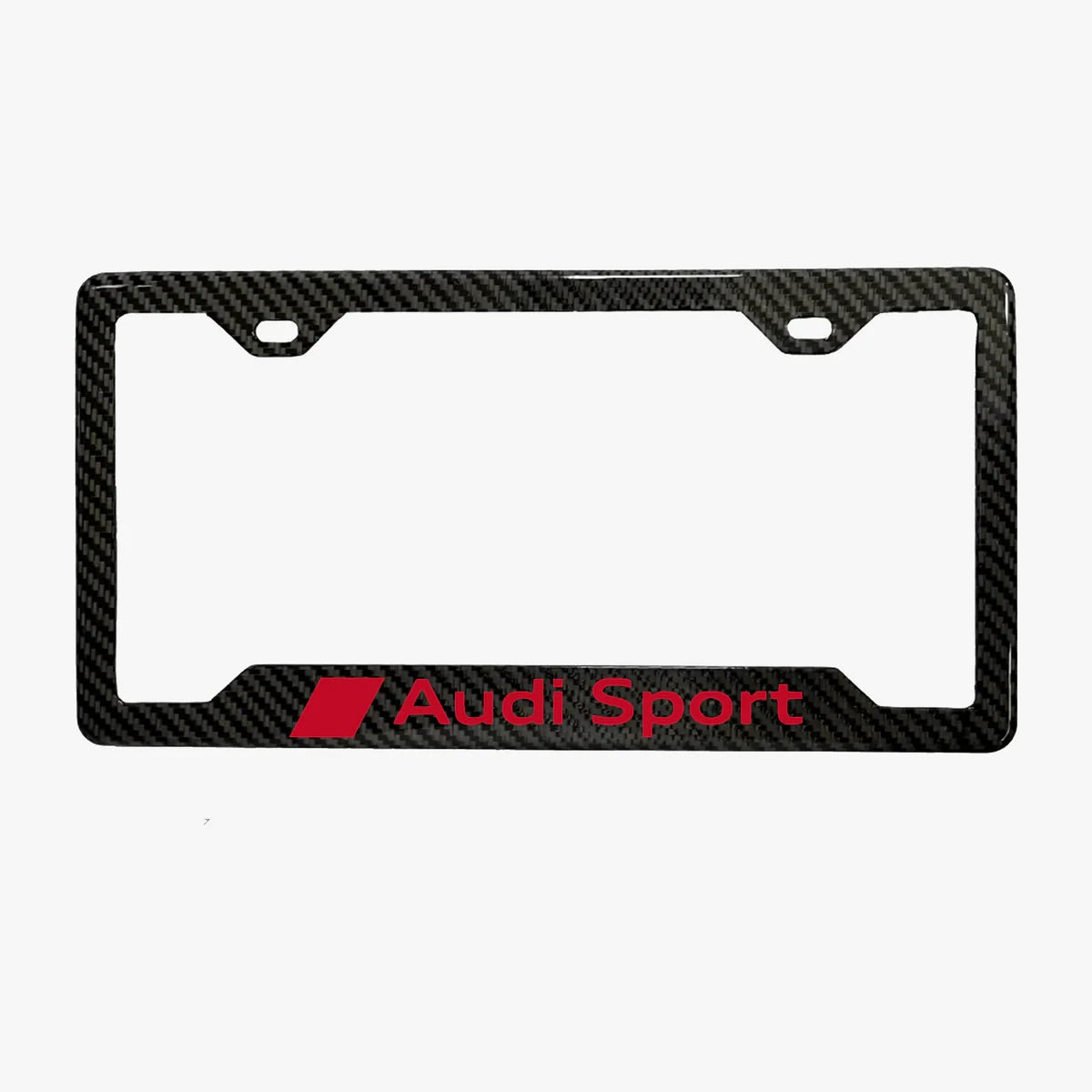 Audi Sport Carbon Fiber License Plate Frame