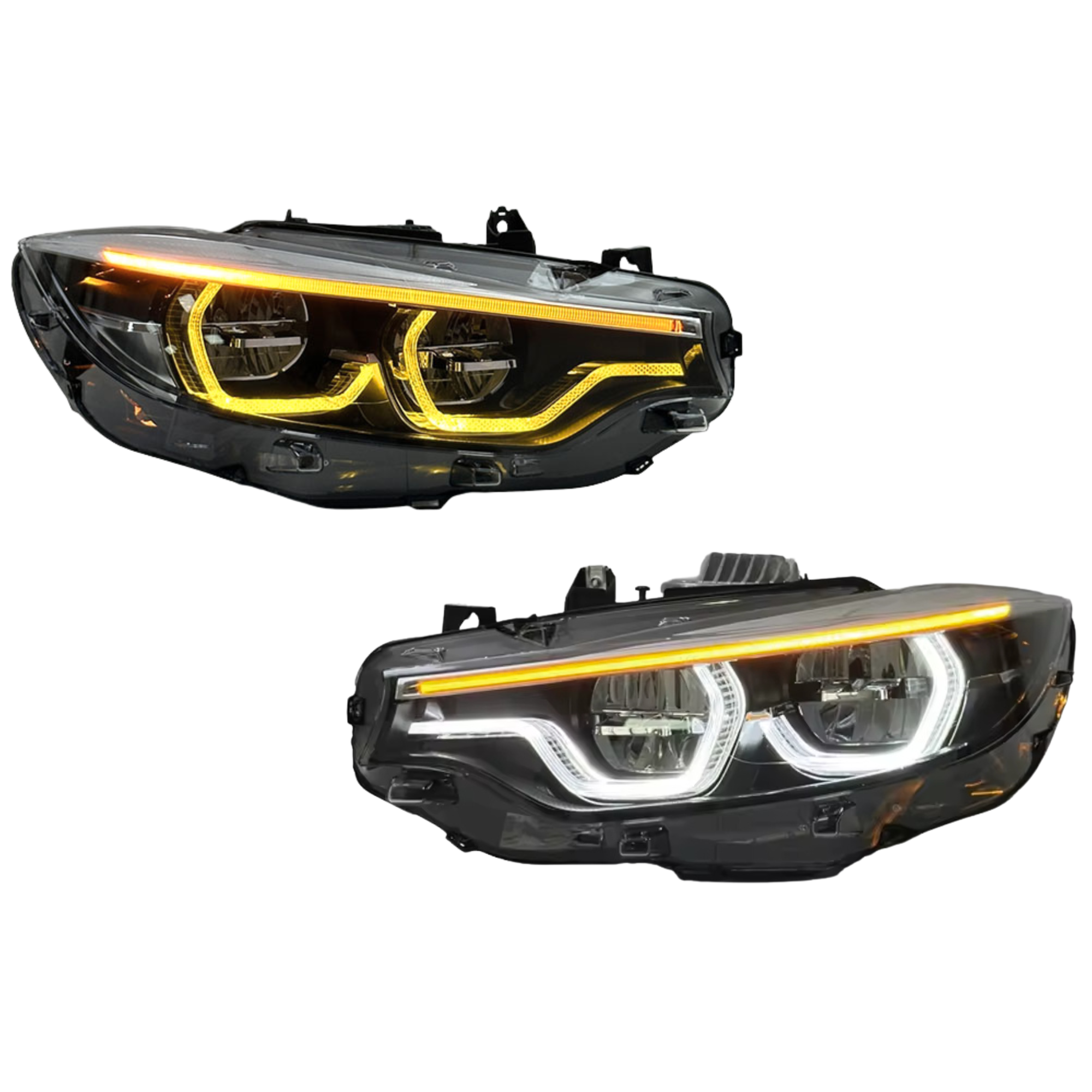 Dual-Color LCI Style LED Headlights - BMW F80 M3, F82/F83 M4 & F32/F33/F36 4 Series