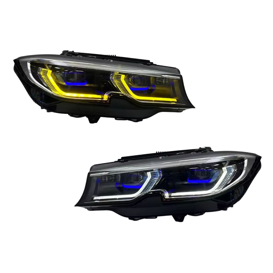Switchback Dual-Color Laser Style LED Headlights – BMW G20 3 Series (Pre-LCI)