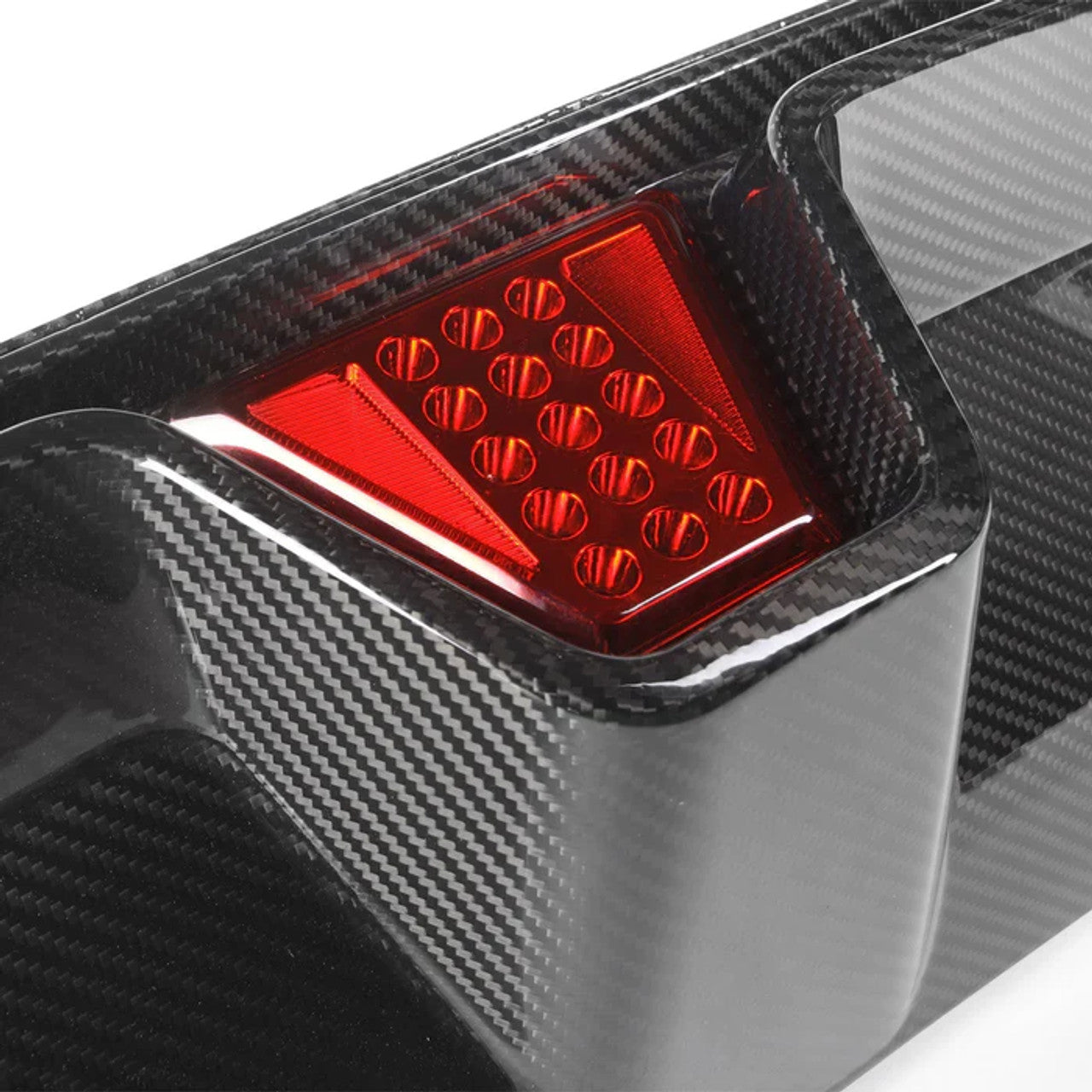 F1 Style Carbon Fiber Diffuser w/ LED - F90 M5 - Euro Auto Design