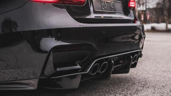 PSM Style Full Set Rear Carbon Fiber Diffuser - F80 M3 | F82/F83 M4 - Euro Auto Design