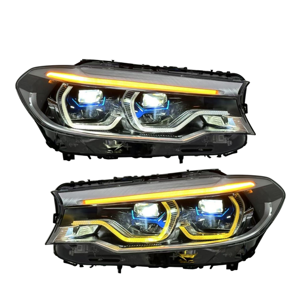 OEM Style Dual-Color LED Headlights - BMW G30 5 Series | BMW F90 M5 (2018-2020)