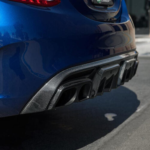 BRBS Style Carbon Fiber Diffuser - W205 AMG C63 Sedan - Euro Auto Design