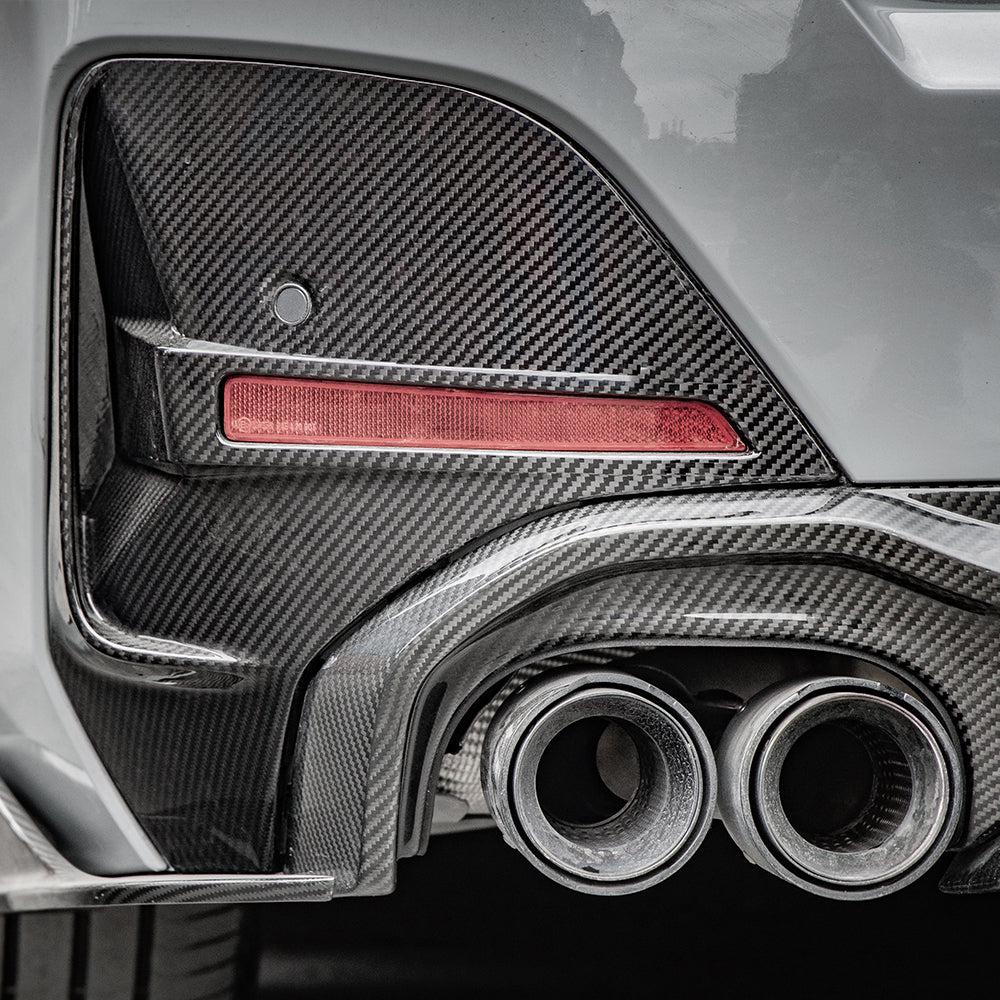 SQ Style Carbon Fiber Rear Fender Vent Cover - G26 4 Series Gran Coupe - Euro Auto Design