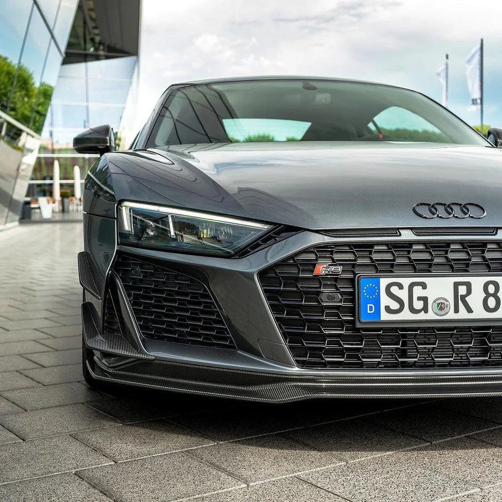 Performance Style Carbon Fiber Front Canards - Audi R8 (2019-2024) - Euro Auto Design