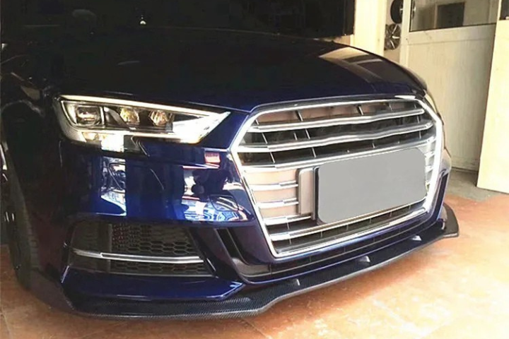 RS Style Carbon Fiber Front Lip - Audi S3 | A3 S-Line 8V