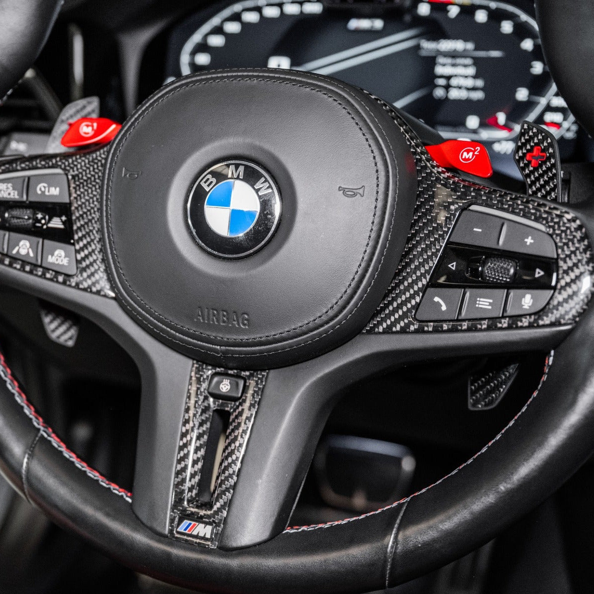 MP Style Carbon Fiber Paddle Shifters - BMW G Chassis