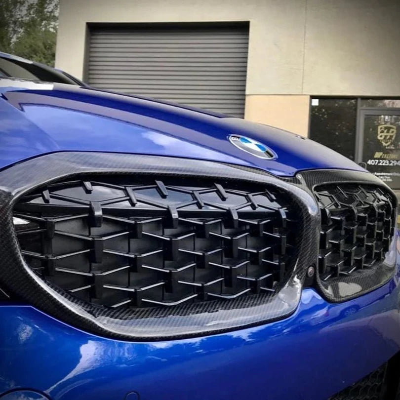 Diamond Style Carbon Fiber Grill - G20 3 Series Pre-LCI/LCI - Euro Auto Design