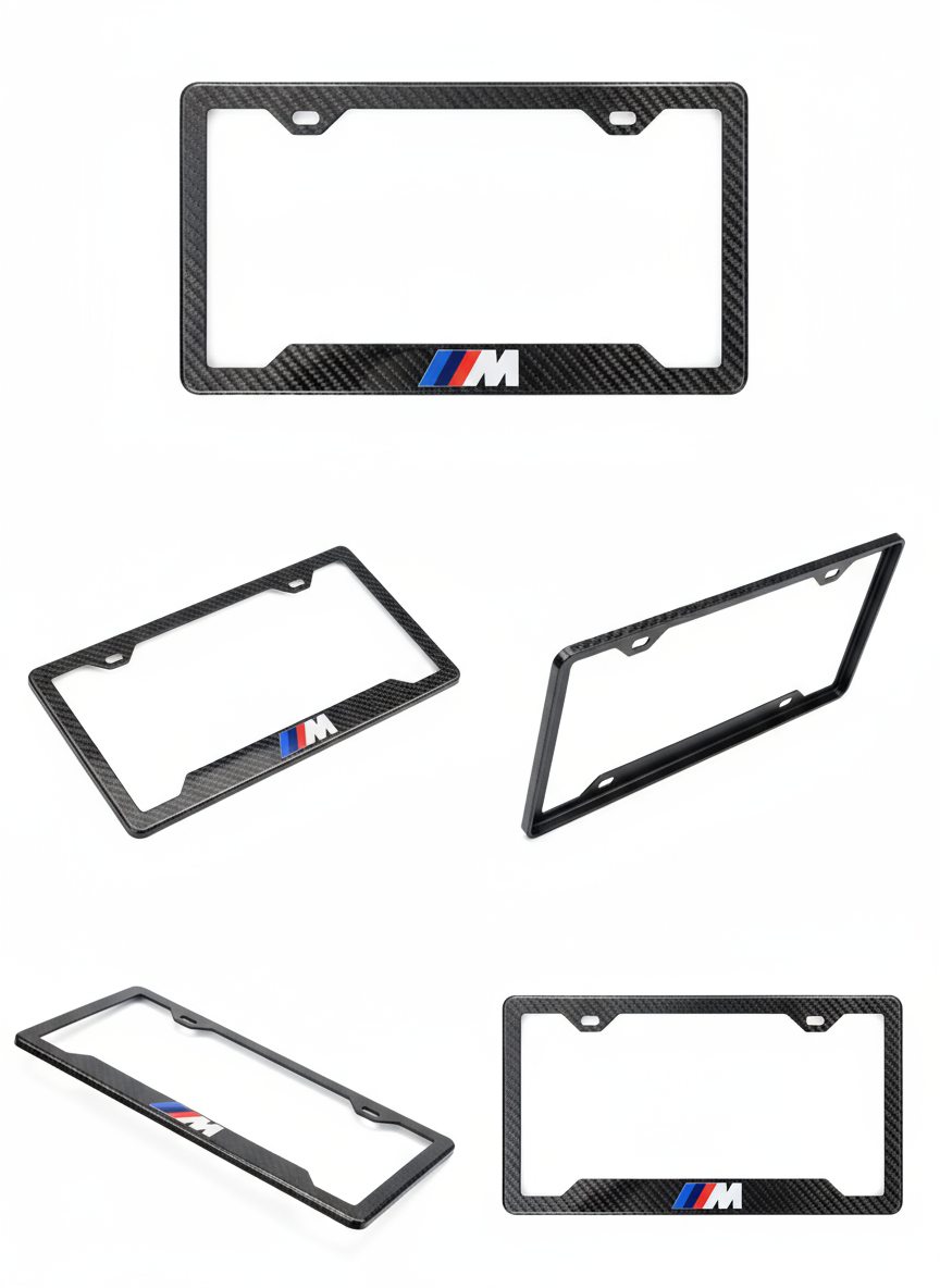 BMW M Carbon Fiber License Frame