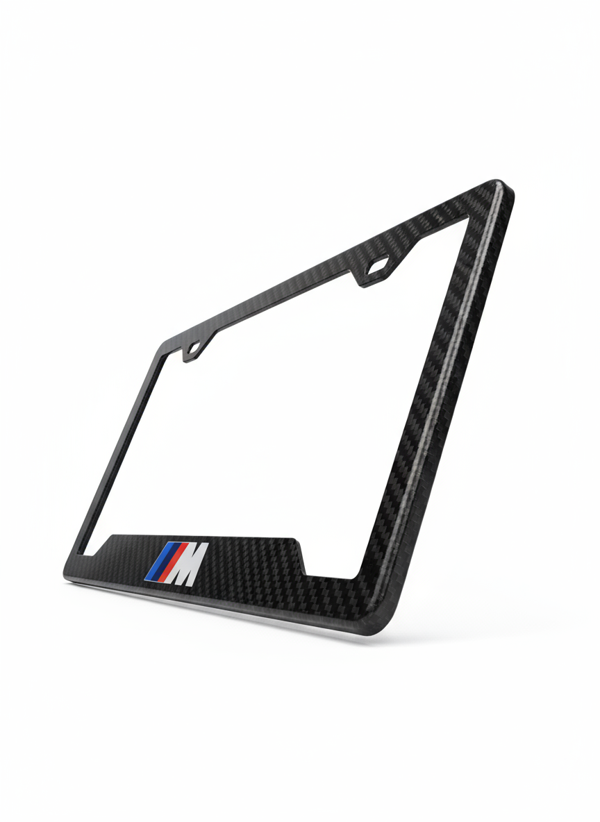 BMW M Carbon Fiber License Frame
