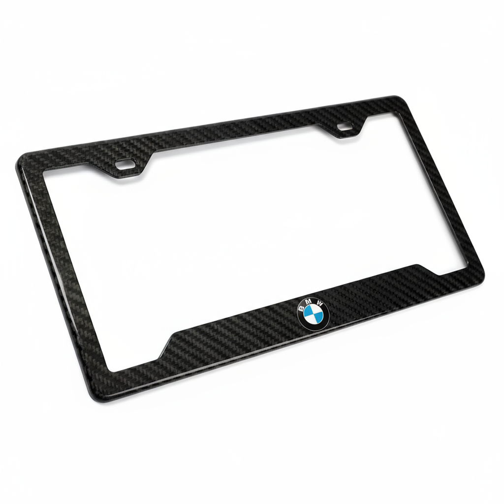 BMW Classic Carbon Fiber License Frame