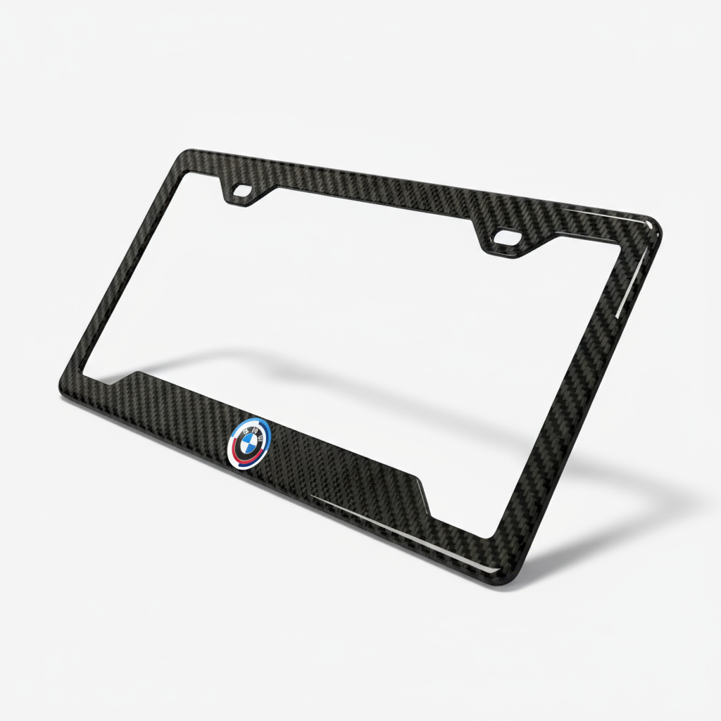BMW Heritage Carbon Fiber License Plate Frame