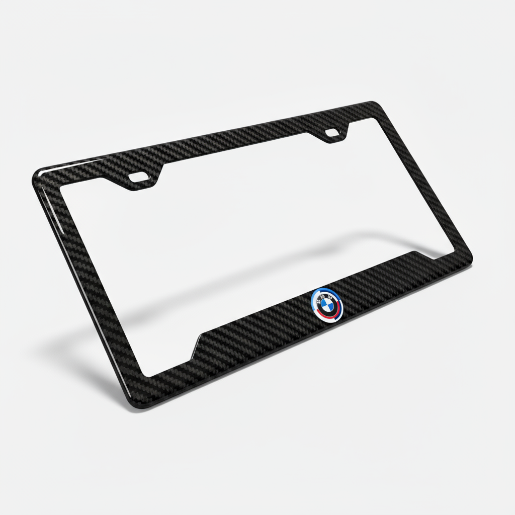 BMW Heritage Carbon Fiber License Plate Frame